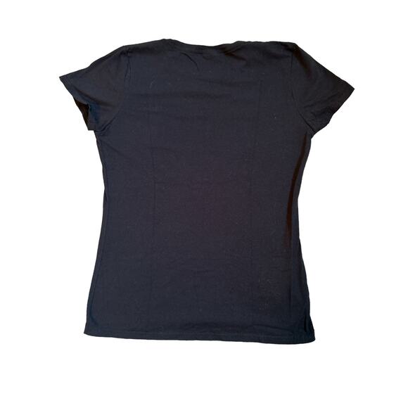 I WOULD PUSH YOU IN FRONT OF ZOMBIES TO SAVE MY DOG Black T shirt Size Medium - Picture 6 of 6